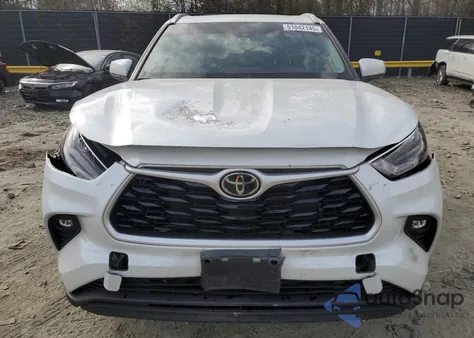 2022 Toyota Highlander Xle из США, поврежденный, VIN 5TDGZRBHXNS591325